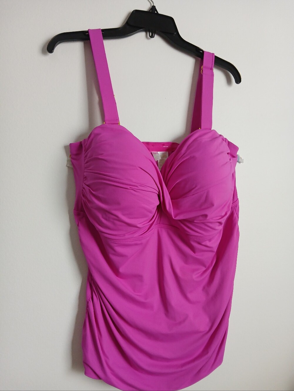 Anne Cole Signature Swim Top Pink Size 24W